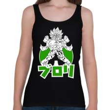 PRINTFASHION DBS BROLY - Női atléta - Fekete női trikó