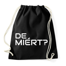 PRINTFASHION DE MIÉRT - Sportzsák, Tornazsák - Fekete tornazsák