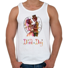 PRINTFASHION dead day - Férfi atléta - Fehér