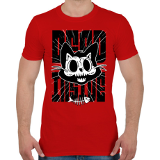 PRINTFASHION Dead inside - Férfi póló - Piros