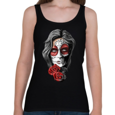 PRINTFASHION Dead roses - Női atléta - Fekete