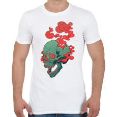 PRINTFASHION Deadly Skull - Férfi póló - Fehér