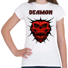 PRINTFASHION DEAMON - Női póló - Fehér női póló