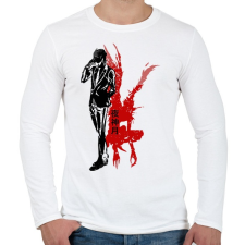 PRINTFASHION Death note - Férfi hosszú ujjú póló - Fehér férfi póló