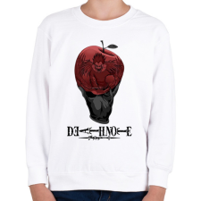 PRINTFASHION Death Note  - Gyerek pulóver - Fehér gyerek pulóver, kardigán