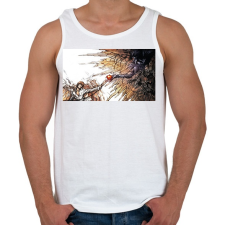 PRINTFASHION Death Note - Isteni érintés - Férfi atléta - Fehér atléta, trikó