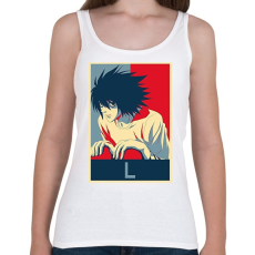 PRINTFASHION Death Note - L - Női atléta - Fehér