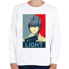 PRINTFASHION Death Note - Yagami - Gyerek pulóver - Fehér gyerek pulóver, kardigán