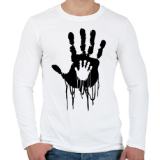 PRINTFASHION Death Stranding - Férfi hosszú ujjú póló - Fehér