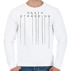 PRINTFASHION Death Stranding - Férfi pulóver - Fehér