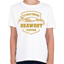 PRINTFASHION Deawoos sofőr - Gyerek póló - Fehér gyerek póló