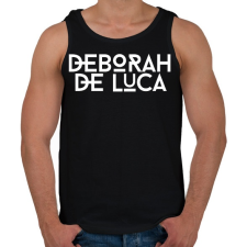 PRINTFASHION Deborah de Luca - Férfi atléta - Fekete atléta, trikó