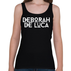 PRINTFASHION Deborah de Luca - Női atléta - Fekete