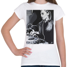 PRINTFASHION Deborah de Luca - Női póló - Fehér női póló