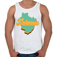 PRINTFASHION Debrecen - Férfi atléta - Fehér