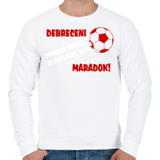 PRINTFASHION Debreceni drukker - Férfi pulóver - Fehér