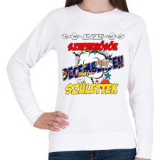 PRINTFASHION Decemberi szupererő - Női pulóver - Fehér női pulóver, kardigán