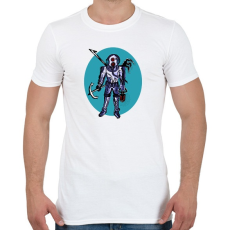 PRINTFASHION Deep Diver - Férfi póló - Fehér