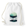 PRINTFASHION Deep in the forest - Sportzsák, Tornazsák - Fehér