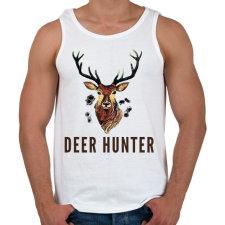 PRINTFASHION deer hunter - Férfi atléta - Fehér atléta, trikó