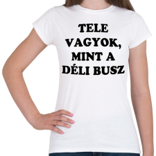 PRINTFASHION Déli busz - Női póló - Fehér női póló