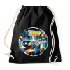 PRINTFASHION DeLorean - Vissza a jövőbe - Sportzsák, Tornazsák - Fekete