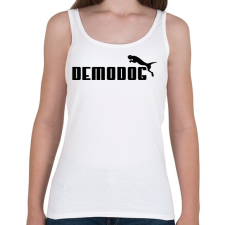 PRINTFASHION Demodog - Női atléta - Fehér női trikó