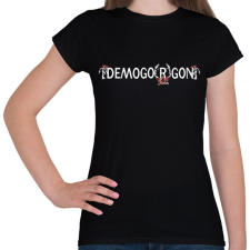 PRINTFASHION demogorgon - Női póló - Fekete női póló