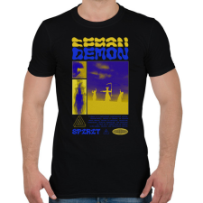 PRINTFASHION Demon - Férfi póló - Fekete férfi póló