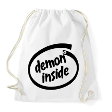 PRINTFASHION Demon Inside - Sportzsák, Tornazsák - Fehér tornazsák