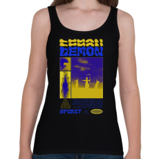 PRINTFASHION Demon - Női atléta - Fekete