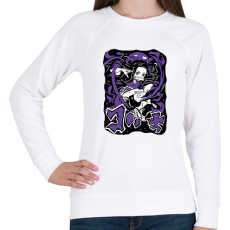 PRINTFASHION Demon Slayer Nezuko Kamado - Női pulóver - Fehér