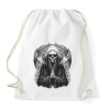 PRINTFASHION Démoni imádkozó koponya - Sportzsák, Tornazsák - Fehér