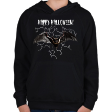 PRINTFASHION Denevér - Gyerek kapucnis pulóver - Fekete gyerek pulóver, kardigán