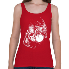 PRINTFASHION Denevér - Női atléta - Cseresznyepiros