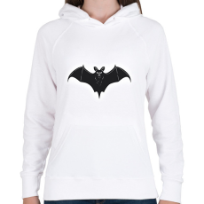 PRINTFASHION Denevér - Női kapucnis pulóver - Fehér