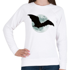 PRINTFASHION Denevér - Női pulóver - Fehér női pulóver, kardigán