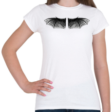 PRINTFASHION Denevérszárny (fekete-fehér) - Női póló - Fehér