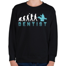 PRINTFASHION Dentist evolution - Gyerek pulóver - Fekete gyerek pulóver, kardigán