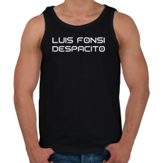 PRINTFASHION DESPACITO - Férfi atléta - Fekete