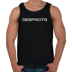 PRINTFASHION despacito  - Férfi atléta - Fekete