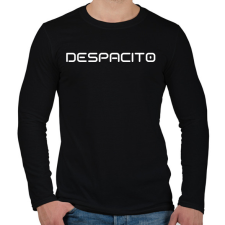 PRINTFASHION despacito  - Férfi hosszú ujjú póló - Fekete férfi póló