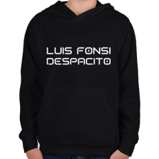 PRINTFASHION DESPACITO - Gyerek kapucnis pulóver - Fekete