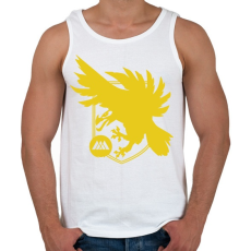 PRINTFASHION Destiny logo - Férfi atléta - Fehér