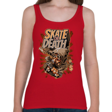 PRINTFASHION Deszka vagy halál - Női atléta - Cseresznyepiros