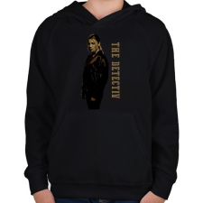 PRINTFASHION DETECTIV - Gyerek kapucnis pulóver - Fekete gyerek pulóver, kardigán