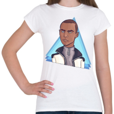 PRINTFASHION Detroit - Női póló - Fehér női póló