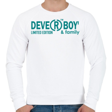 PRINTFASHION deverboy - Férfi pulóver - Fehér férfi pulóver, kardigán