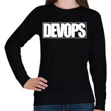 PRINTFASHION DevOps - Női pulóver - Fekete női pulóver, kardigán
