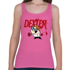 PRINTFASHION Dexter laboratóriuma? - Női atléta - Rózsaszín női trikó
